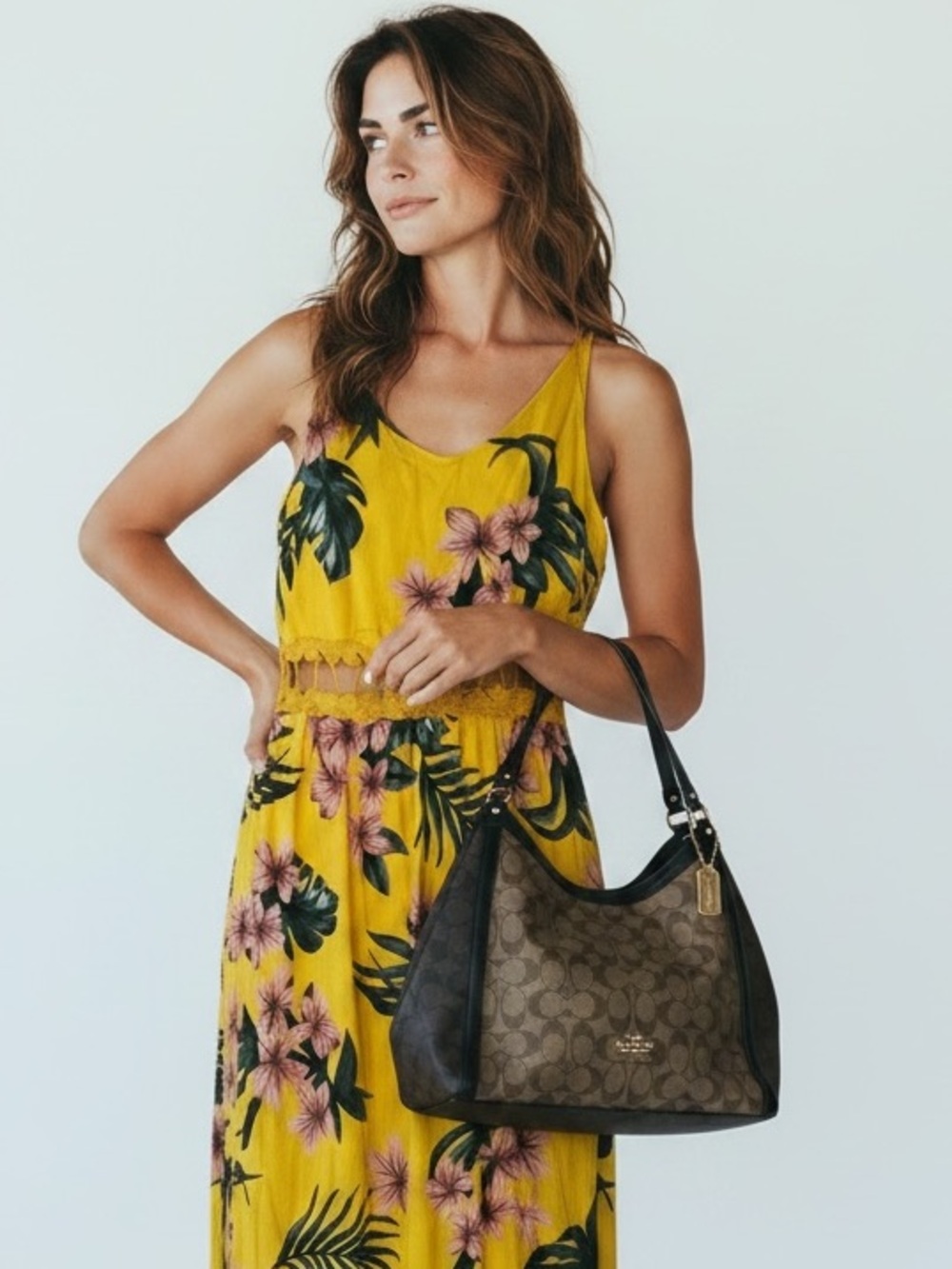 Coach Kristy Triple Compartment Shoulder Bag